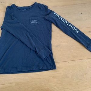 Navy Long Sleeve Shirt Vineyard Vines